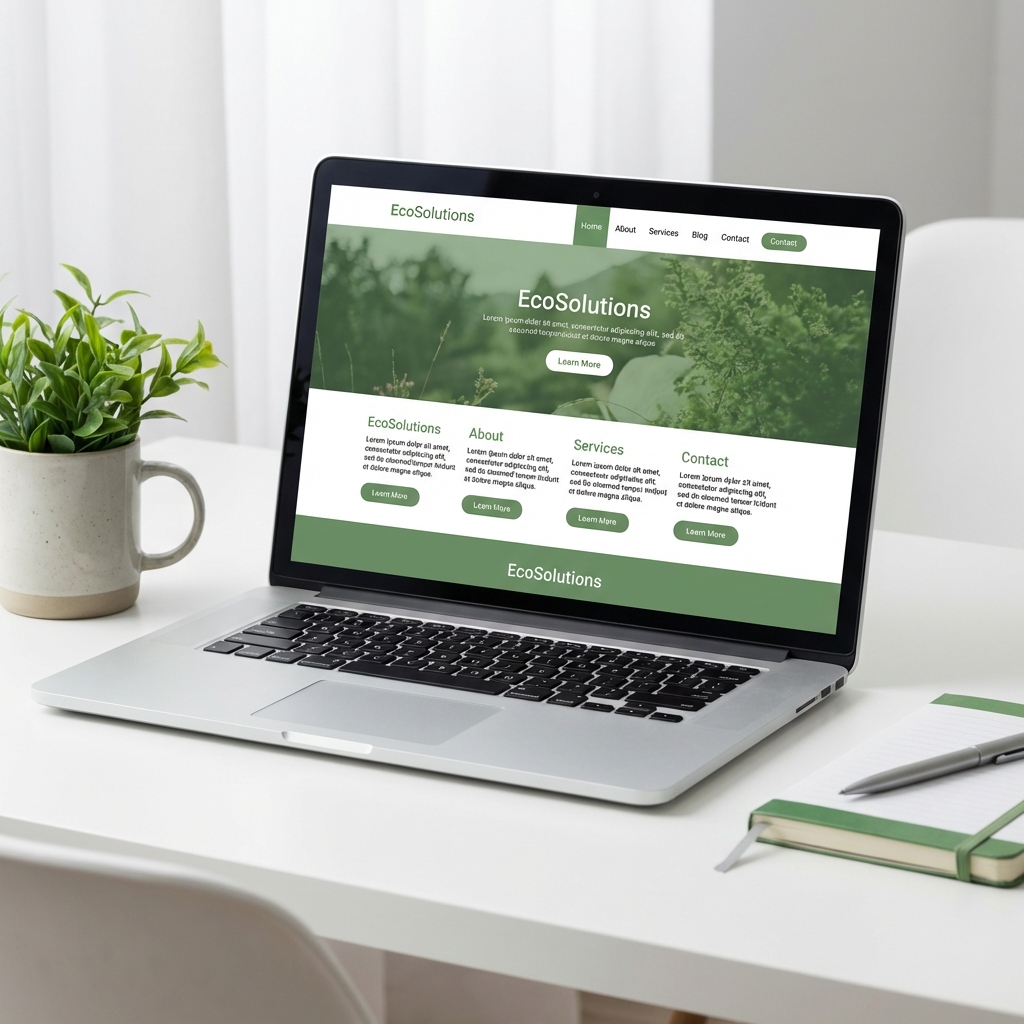 Website design project preview
