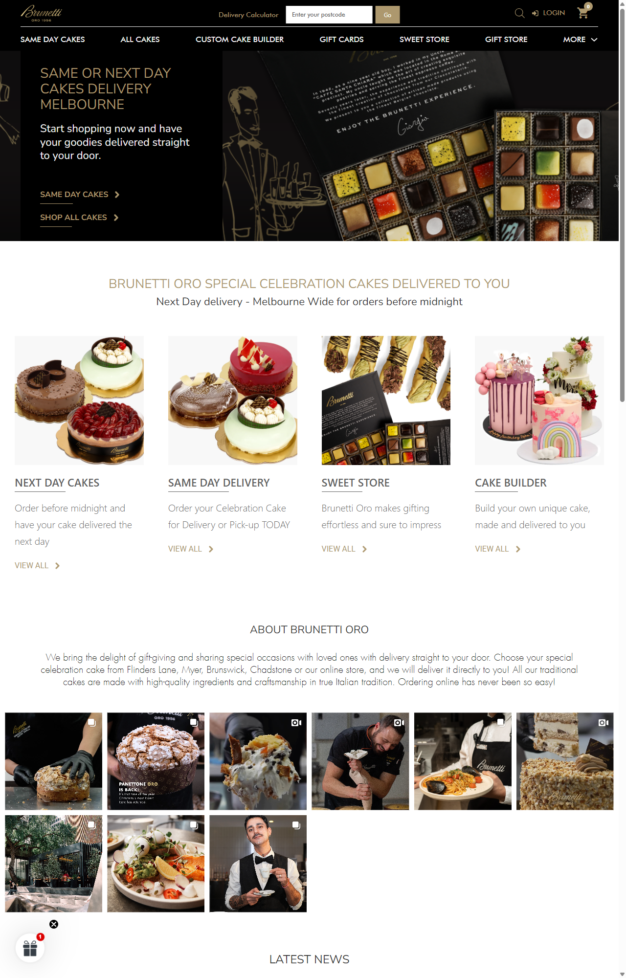 Ecommerce Strategy For Businesses That Already Sell Offline 6 Smashed Avo Brunetti Oro website after redesign with full ecommerce and multi-location support