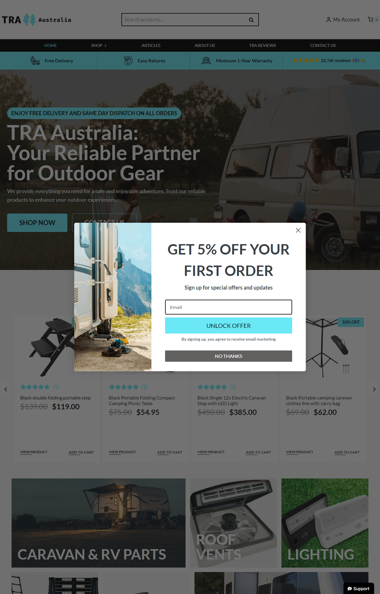 Ecommerce Strategy For Businesses That Already Sell Offline 2 Smashed Avo TRA Australia website after redesign with branded homepage, trust bar, hero banner, and categorised product navigation