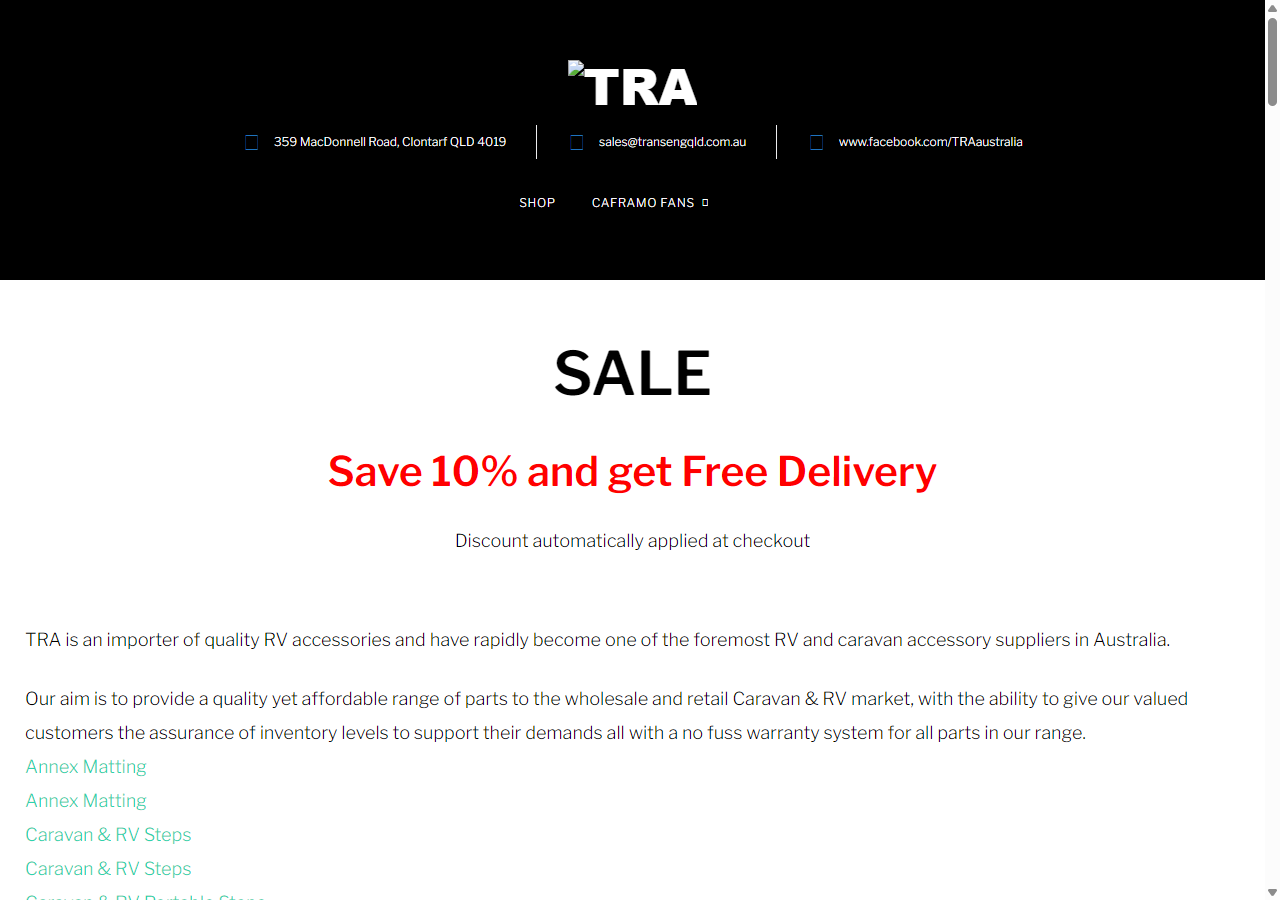 Ecommerce Agency Melbourne 28 Smashed Avo TRA Australia website before redesign showing sparse navigation and login-gated pricing